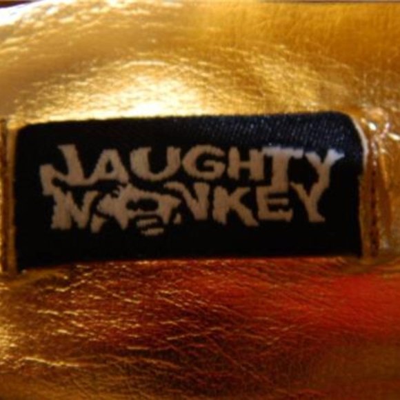 Naughty Monkey Brown Leather Shoe Boots w/Studs ,Size 7 w/box , EUC - Picture 4 of 14